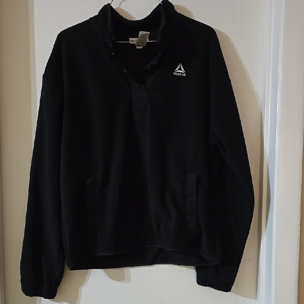 Ladies Reebok‎ Black Pullover Top Sz L